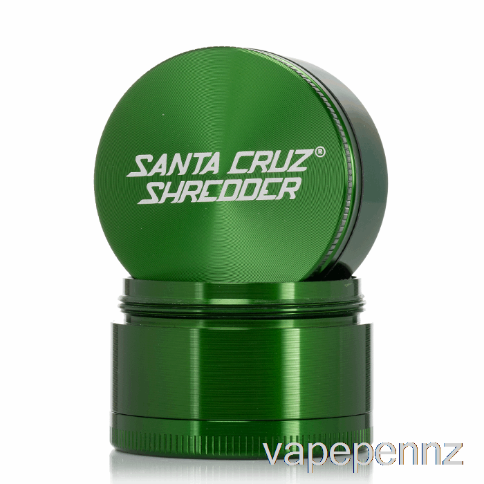 Santa Cruz Shredder 2.2inch Medium 4-Piece Grinder Green (53mm) VAPE NZ